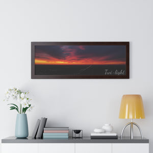 Detroit Sunset with Frame