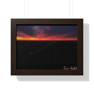 Detroit Sunset with Frame