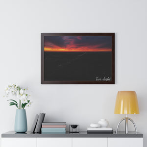 Detroit Sunset with Frame