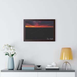 Detroit Sunset with Frame